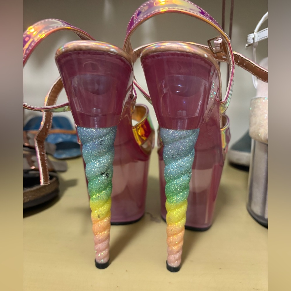 Pleaser Unicorn Dance Heels size 8 - Picture 4 of 6